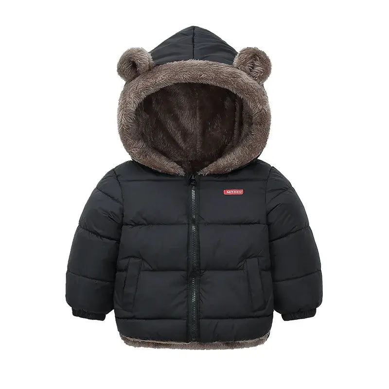 Children's Bear Ears Thick Fleece Coat