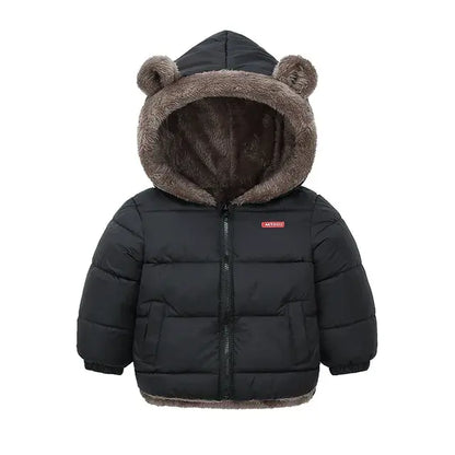Children's Bear Ears Thick Fleece Coat